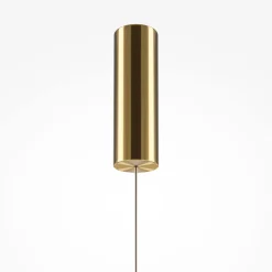 Maytoni LED-riippuvalaisin Golden Cage, pystysuora, Ø 13,9 cm