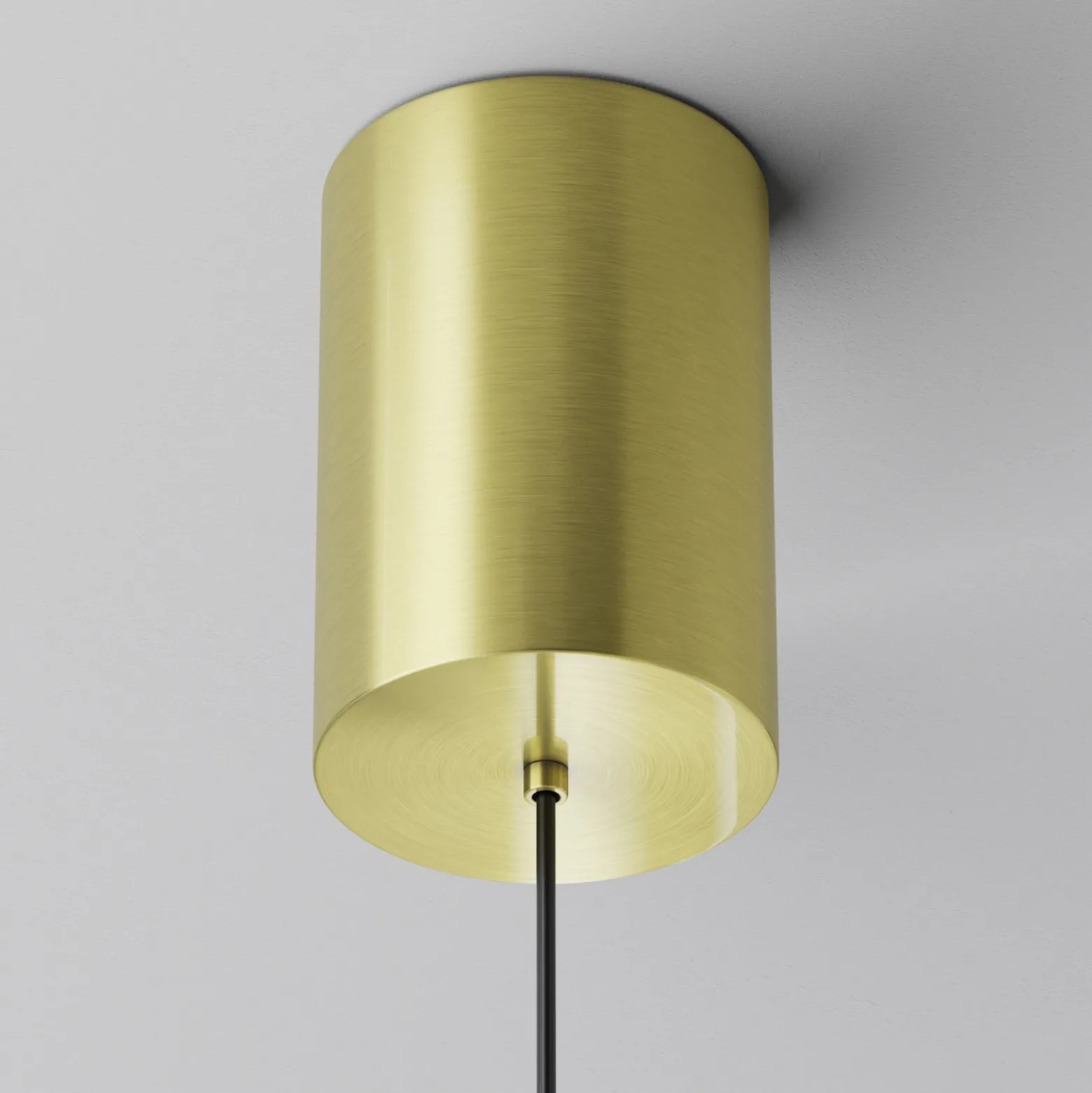 Maytoni LED-riippuvalaisin Plato, messinki, Ø 18.5cm, alumiini