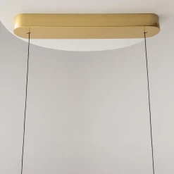 Maytoni LED-riippuvalaisin Spirito, 3-lamppuinen, kullanvärinen, himmennettävä