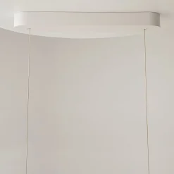 Maytoni LED-riippuvalaisin Spirito, 3-lamppuinen, valkoinen, lasi, himmennettävä