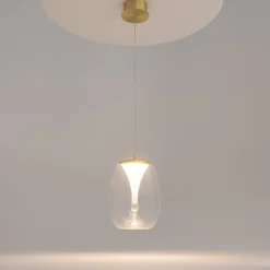Maytoni LED-riippuvalaisin Splash, kirkas, Ø 20 cm, lasi