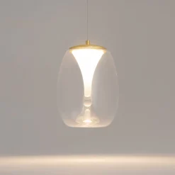 Maytoni LED-riippuvalaisin Splash, kirkas, Ø 20 cm, lasi