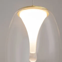 Maytoni LED-riippuvalaisin Splash, kirkas, Ø 20 cm, lasi