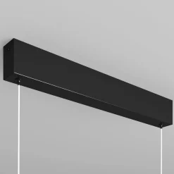 Maytoni LED-riippuvalaisin Step, musta, 118,5 cm, 3 000 K, alumiini