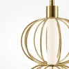 Maytoni LED-seinävalaisin Golden Cage, korkeus 218,8 cm, metallia