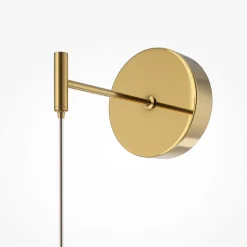 Maytoni LED-seinävalaisin Golden Cage, korkeus 218,8 cm, metallia