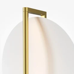 Maytoni LED-seinävalaisin Mira, kulta/valkoinen, korkeus 30 cm, metallia