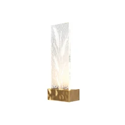 Maytoni LED-seinävalaisin Ornate, messinki/selkeä, korkeus 31 cm