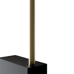 Maytoni LED-seinävalaisin Pars, 62,3 cm, musta/kulta, alumiini