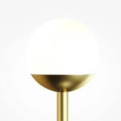 Maytoni LED-seinävalaisin Touch, messinki, korkeus 48 cm, himmennettävä