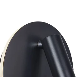 Maytoni los 176 -LED-seinävalo 3000K pyöreä musta