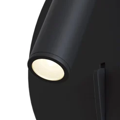 Maytoni los 176 -LED-seinävalo 3000K pyöreä musta