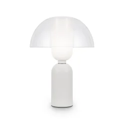 Maytoni Memory pöytävalaisin, valkoinen, korkeus 42 cm, keramiikka