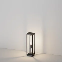 Maytoni-pollarivalaisin Cell, grafiitti, alumiini, korkeus 50 cm, IP54
