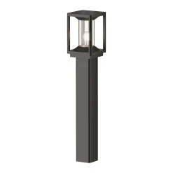 Maytoni pylväsvalaisin Cell, grafiitti, alumiini, korkeus 75 cm, IP54