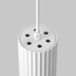 Maytoni-riippuvalaisin Calipso, valkoinen, Ø 5.6cm, alumiini, GU10