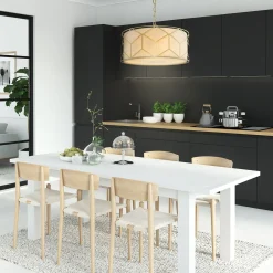 Maytoni Riippuvalaisin Messina, Ø 45 cm, beige, pellavaa