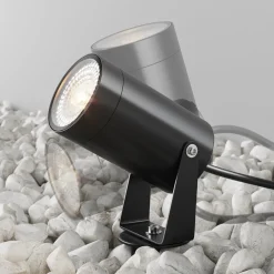 Maytoni Scope maapiikkivalaisin, musta, alumiini, IP65