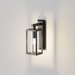 Maytoni seinävalaisin Cell, grafiitti, alumiini, korkeus 20 cm, IP65