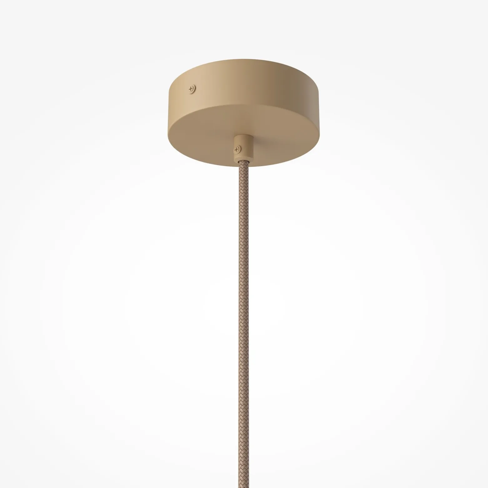 Maytoni Tavo-riippuvalaisin, beige, travertiini/lasi, Ø 20 cm