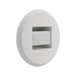 MEGAMAN LED-uppovalaisin Tina, valkoinen, halkaisija 9 cm, käännettävä