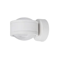 Megatron Due Punto LED-seinävalaisin, matta valkoinen