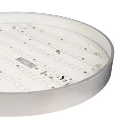 Menkar LED-riippuvalaisin, hopeanvärinen, Ø 80 cm, CCT, ylös/alasvalo
