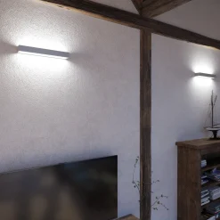 Mera LED-seinävalaisin, leveys 40 cm, alumiini, 4 000 K