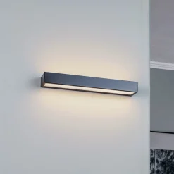 Mera LED-seinävalaisin, leveys 40cm, musta, 4000K