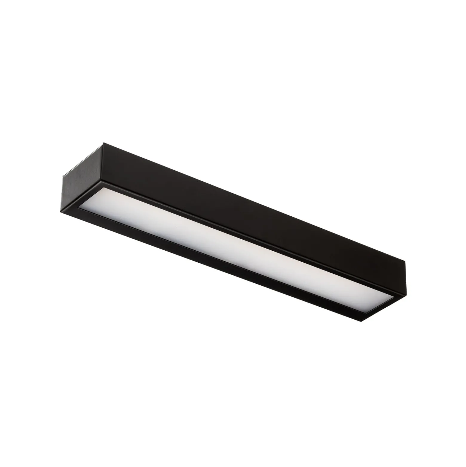 Mera LED-seinävalaisin, leveys 40cm, musta, 4000K