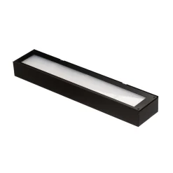 Mera LED-seinävalaisin, leveys 40cm, musta, 4000K