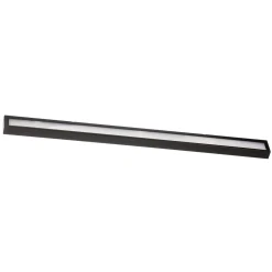 Mera LED-seinävalaisin, leveys 120cm, musta, 4000K