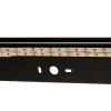 Mera LED-seinävalaisin, leveys 80 cm, musta, 4000K