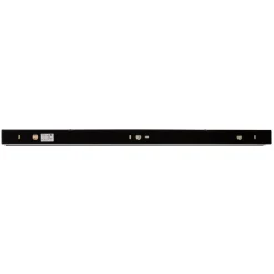 Mera LED-seinävalaisin, leveys 80 cm, musta, 3000K