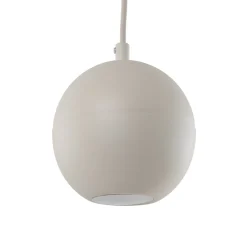 Midway-riippuvalo, hiekanvärinen, metalli, Ø 12 cm, GU10