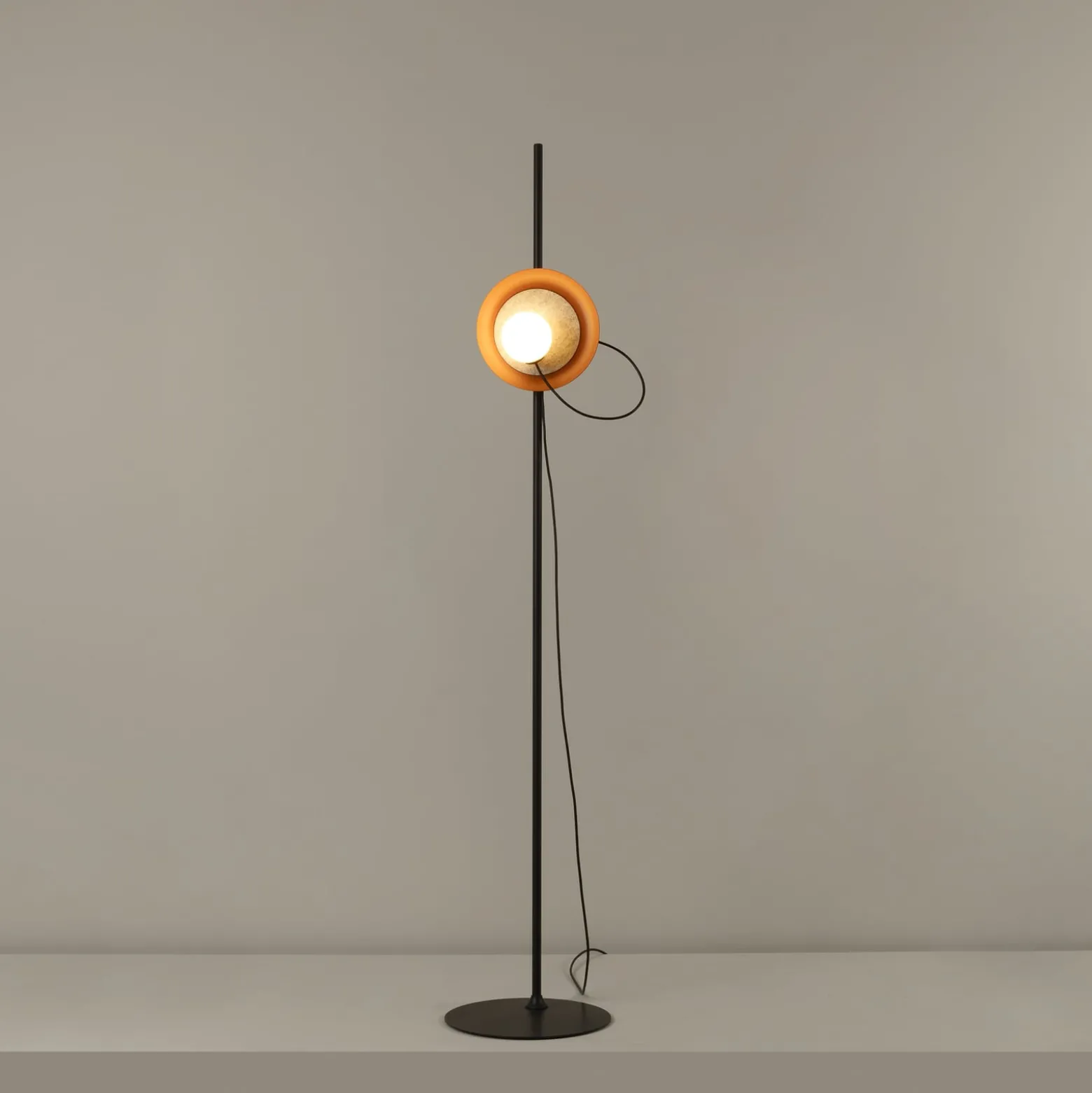 Milan Wire lattiavalaisin Ø 24 cm antrasiitti