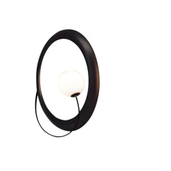 Milan Wire seinävalaisin Ø 38 cm antrasiitti