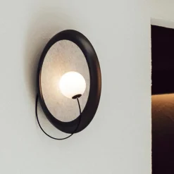 Milan Wire seinävalaisin Ø 38 cm antrasiitti