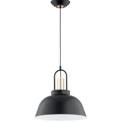 Mirave-riippuvalaisin, musta / kullanvärinen, Ø 39,5 cm, metallia