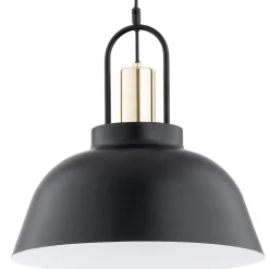 Mirave-riippuvalaisin, musta / kullanvärinen, Ø 39,5 cm, metallia