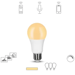 Müller Licht tint dimming-LED-lamppu E27 9W 2 700K