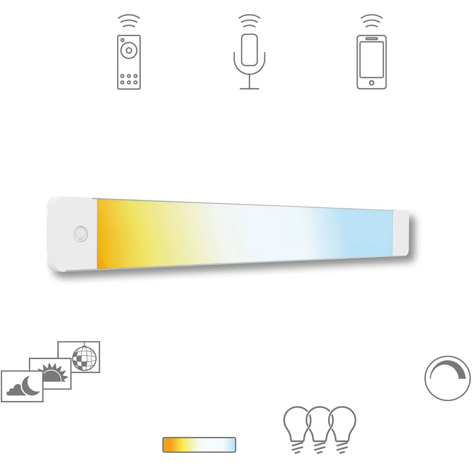 Müller Licht tint LED-kaapin alavalo Alba, 50cm