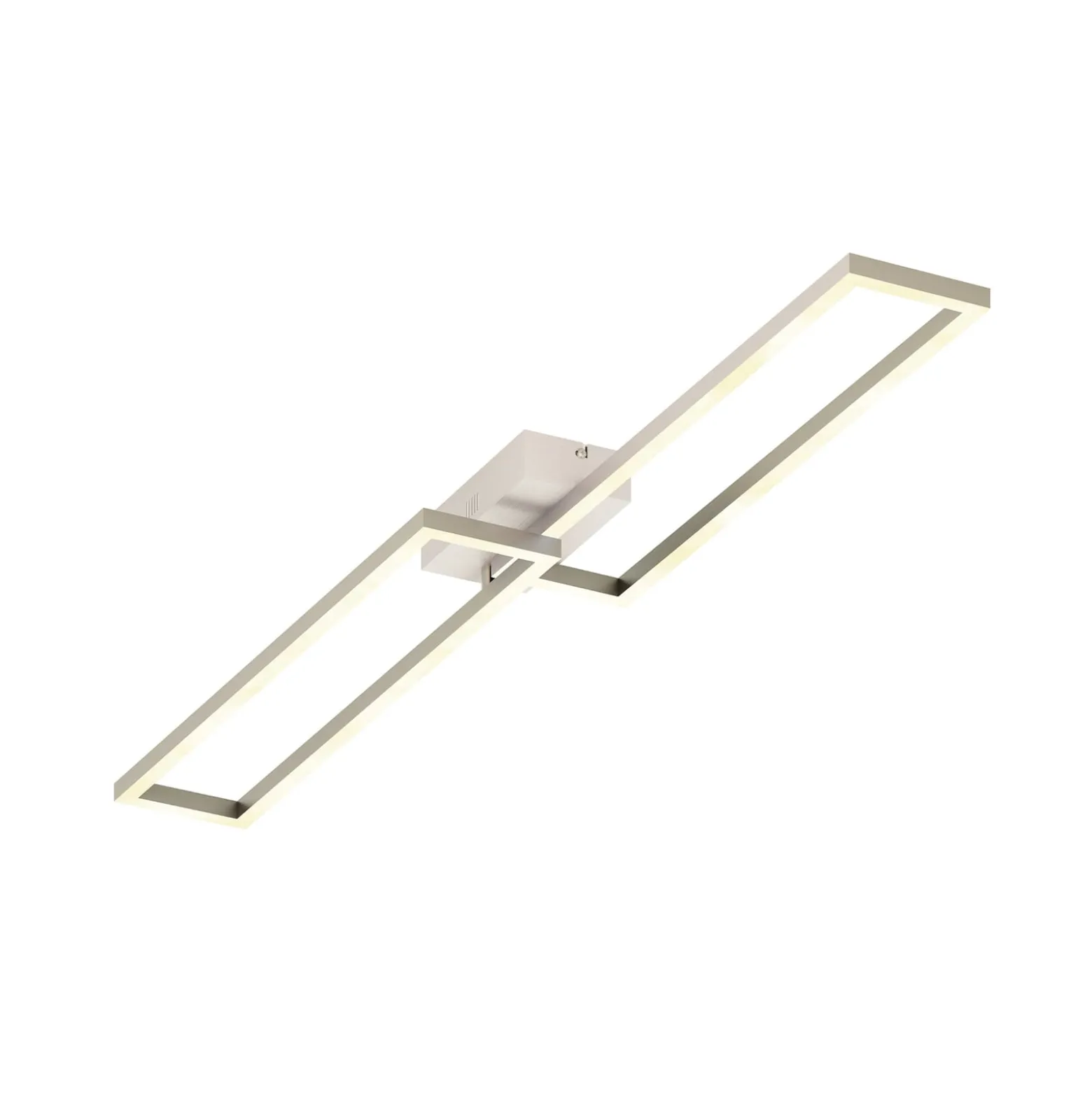 Müller Licht tint LED-kattovalaisin Ciso, RGB, CCT, hopea