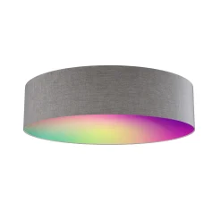 Müller Licht tint LED-kattovalaisin Malea, RGB, CCT, taupe