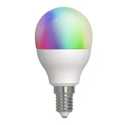 Müller Licht tint white+color LED-tippa E14 4,9W
