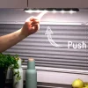 Mobina Push 15 LED-kalustevalo, ladattava akku, musta