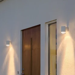 Modena-ulkoseinälamppu, 1-lamp., valkoinen