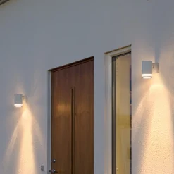 Modena-ulkoseinälamppu, 1-lamp., valkoinen