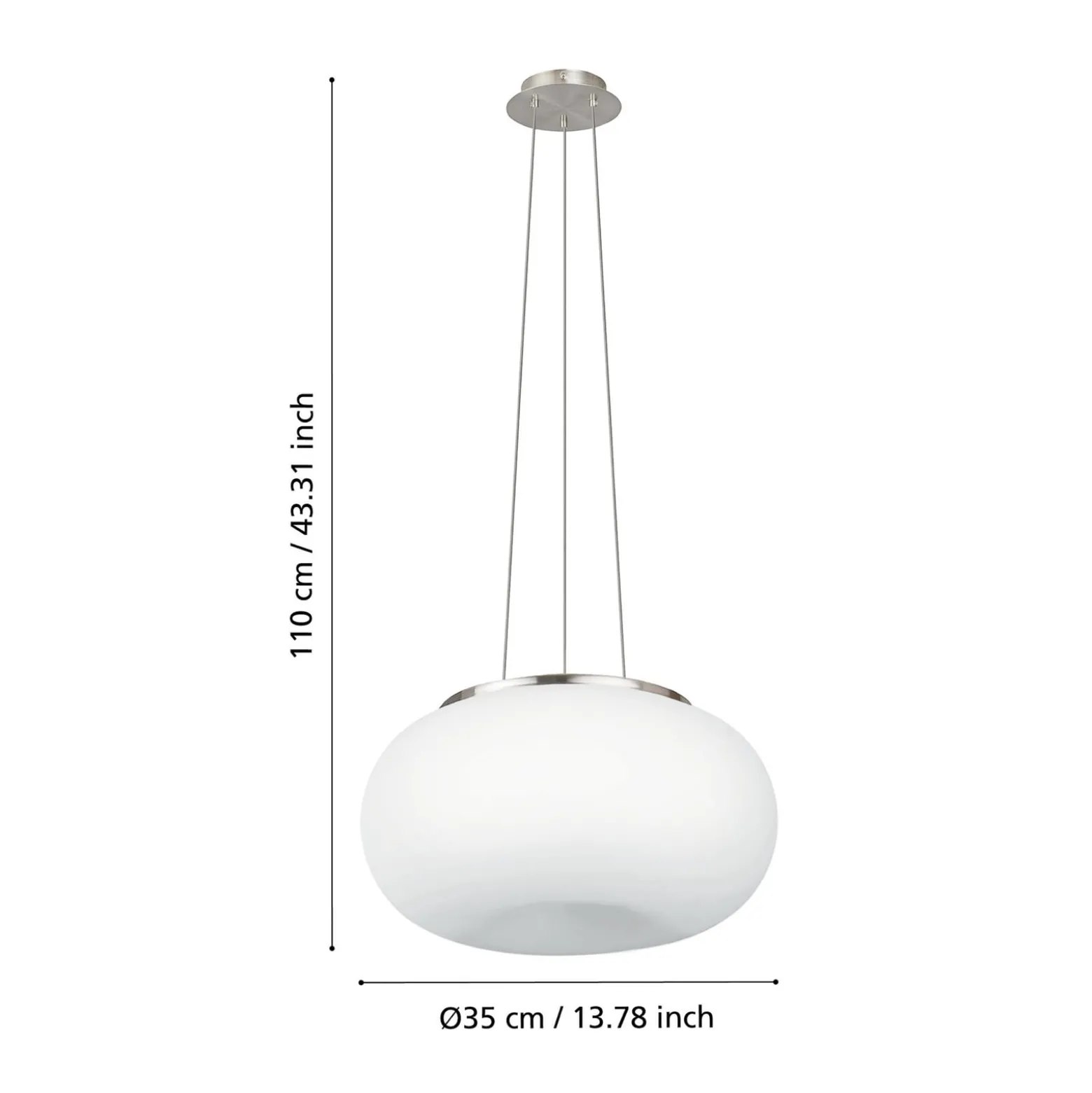 Moderni Optica-riippuvalaisin 35 cm