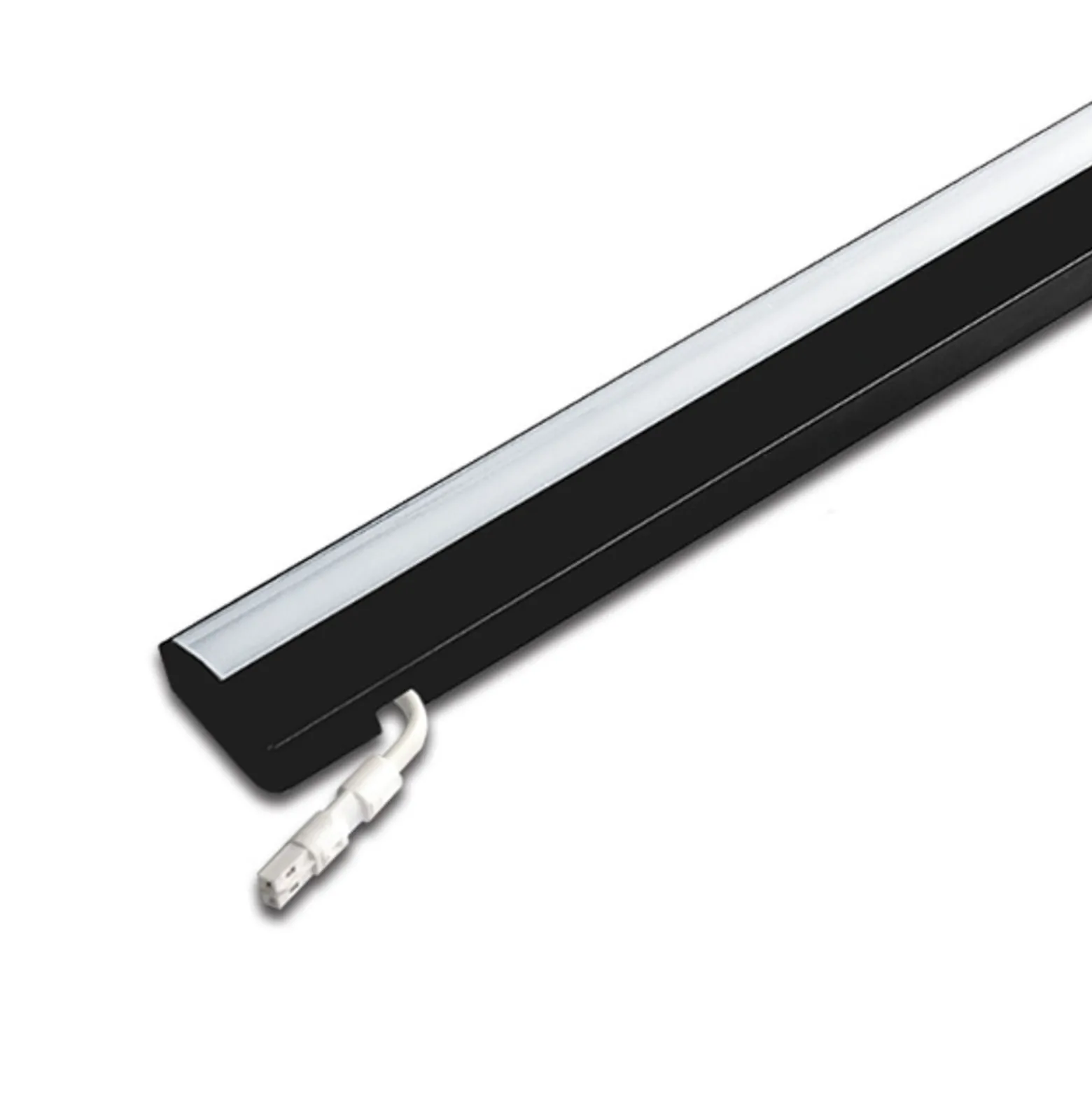 ModuLite F LED-kaappivalaisin, musta, 45 cm, 4 000 K alumiini